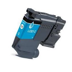 Cartucho de Tinta Compatible - Brother LC521 Cyan Reemplaza LC521C